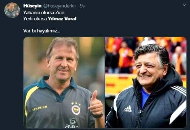 Bazı Fenerbahçe taraftarı, Ersun Yanal sonrası göreve Yılmaz Vural'ın getirilmesini istedi