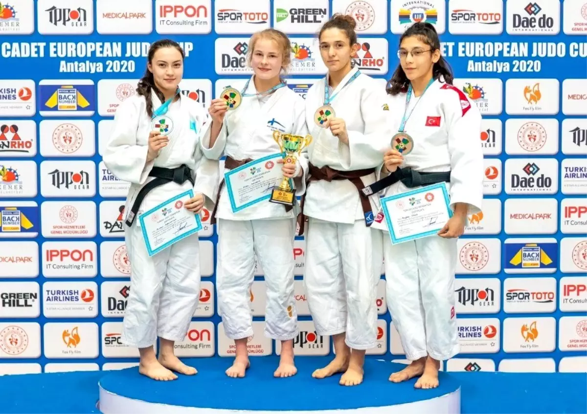 Denizlili sporcular 'Avrupa Judo Kupası'nda fırtına gibi esti