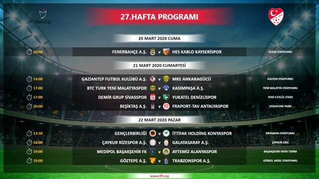 Galatasaray-Beşiktaş derbisi 15 Mart'ta oynanacak