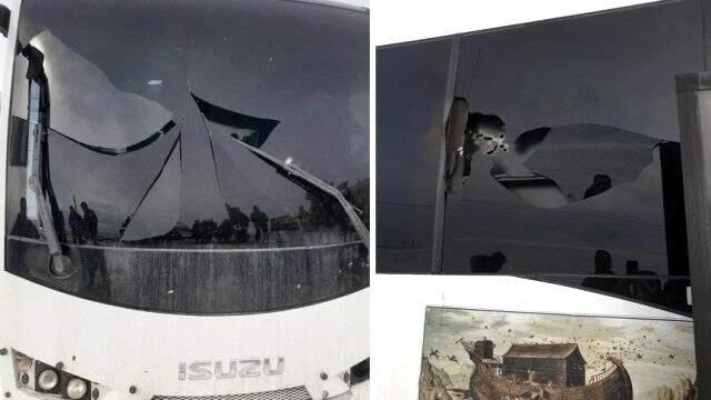 Son dakika: Gürbulak sınır kapısında teröristlerin gerçekleştirdiği roketli saldırıdan ilk görüntüler geldi.