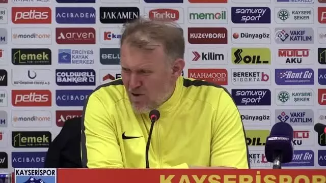 Hes Kablo Kayserispor - Göztepe maçının ardından Hes Kablo Kayserispor - Göztepe maçının ardından