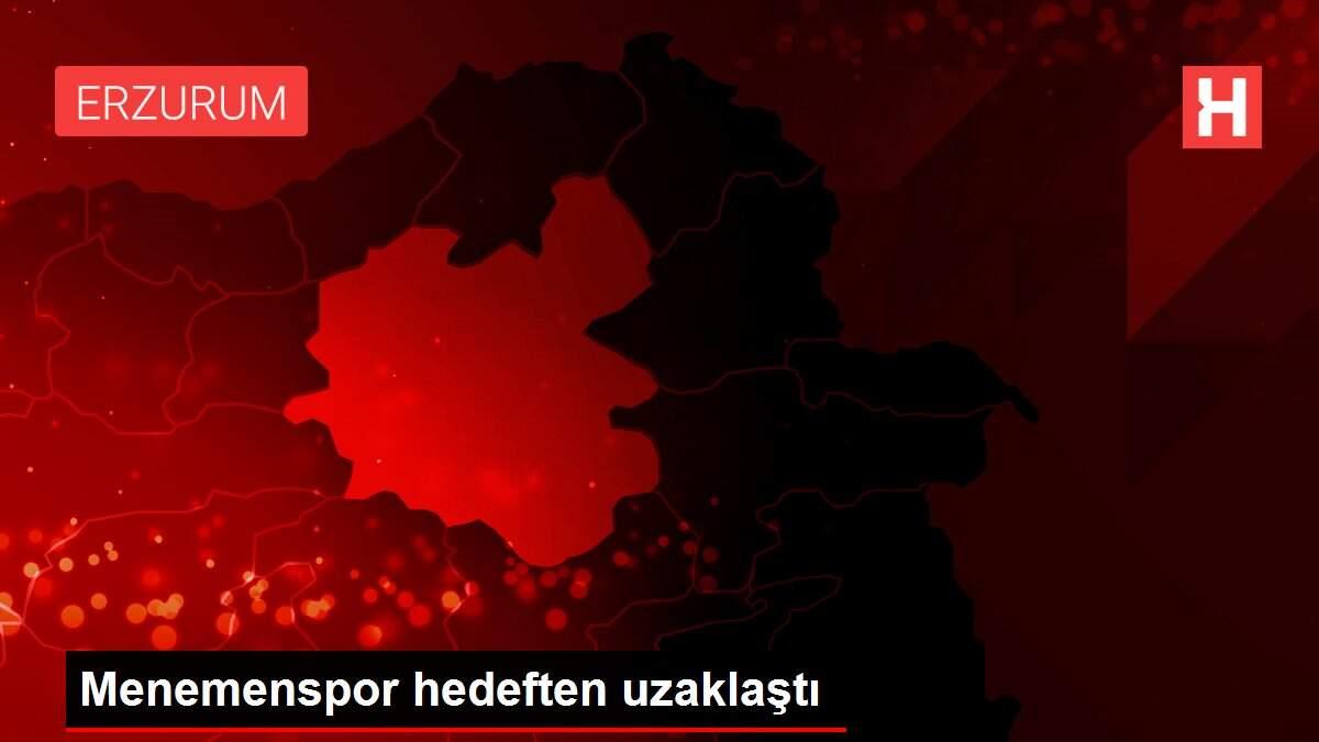 Menemenspor hedeften uzaklaştı