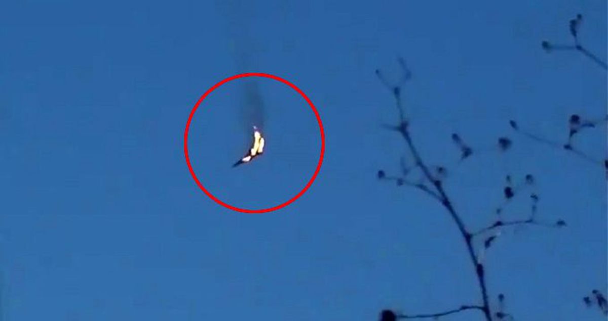 Türk jetlerinin vurduğu Esed savaş uçaklarının en net düşme görüntüsü