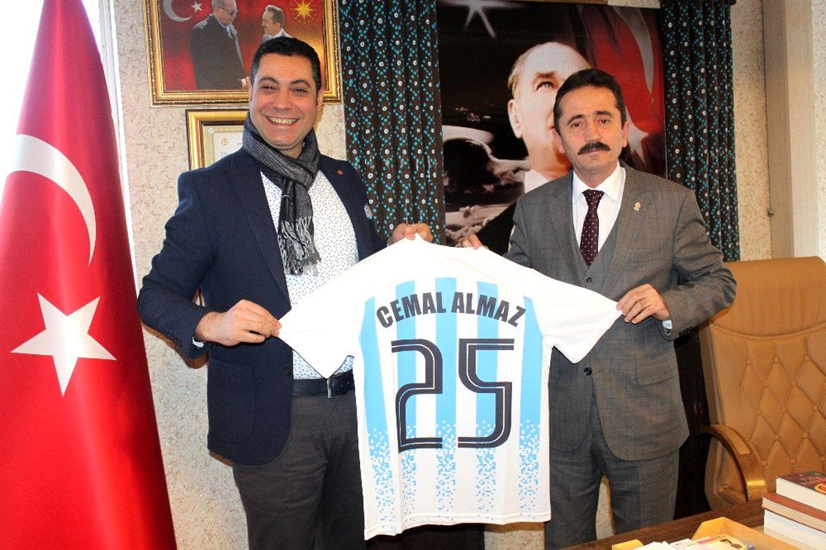UYAFA Koordinatörü Güney'den Almaz'a ziyaret