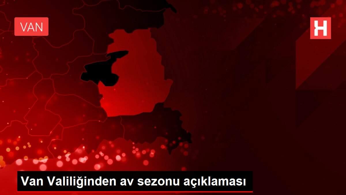 Van Valiliğinden av sezonu açıklaması