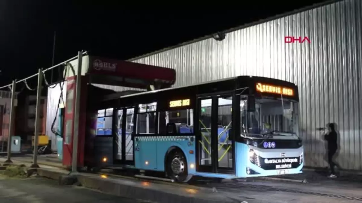 Antalya Toplu Ulasim Araclarina Detayli Temizlik Antalya