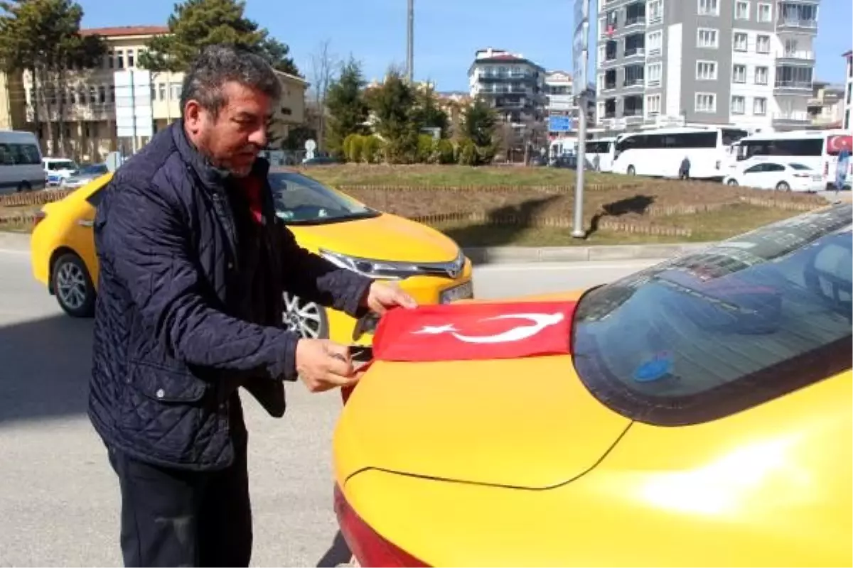 Bolu'da 'Mehmetçiğe destek' konvoyu