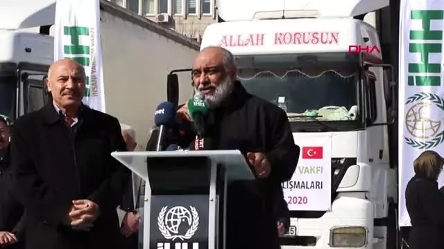İstanbul bağcılar'dan idlib'e 10 yardım tır'ı yola çıktı İstanbul bağcılar'dan idlib'e 10 yardım tır'ı yola çıktı
