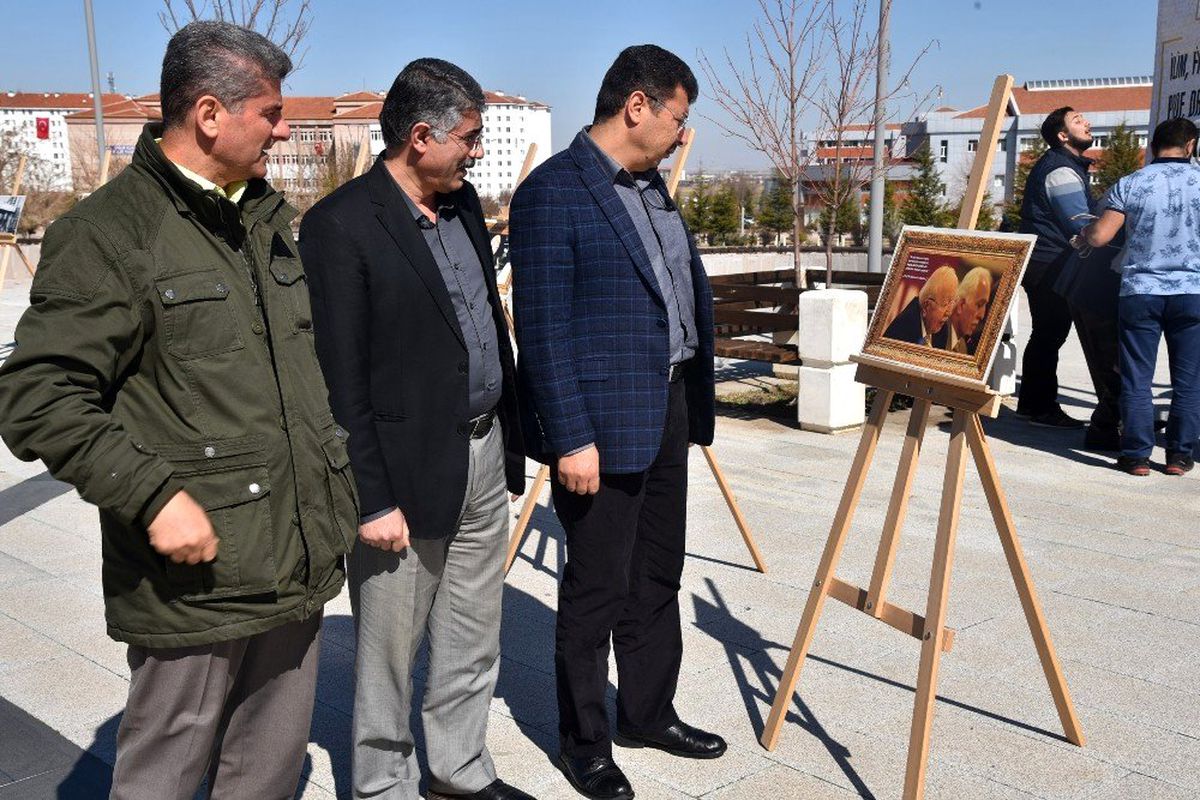 KMÜ'de Prof. Dr. Necmettin Erbakan fotoğraf sergisi düzenlendi