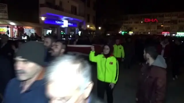 Konya Beysehir De Idlib Sehitleri Icin Yuruyus Video
