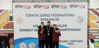 Korkutelili güreşçi Sezgin Koşar Türkiye şampiyonu oldu