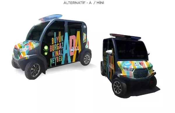 Adalar'da faytonların yerine kullanılacak elektrikli araçlar satın alındı! İşte görüntüleri.