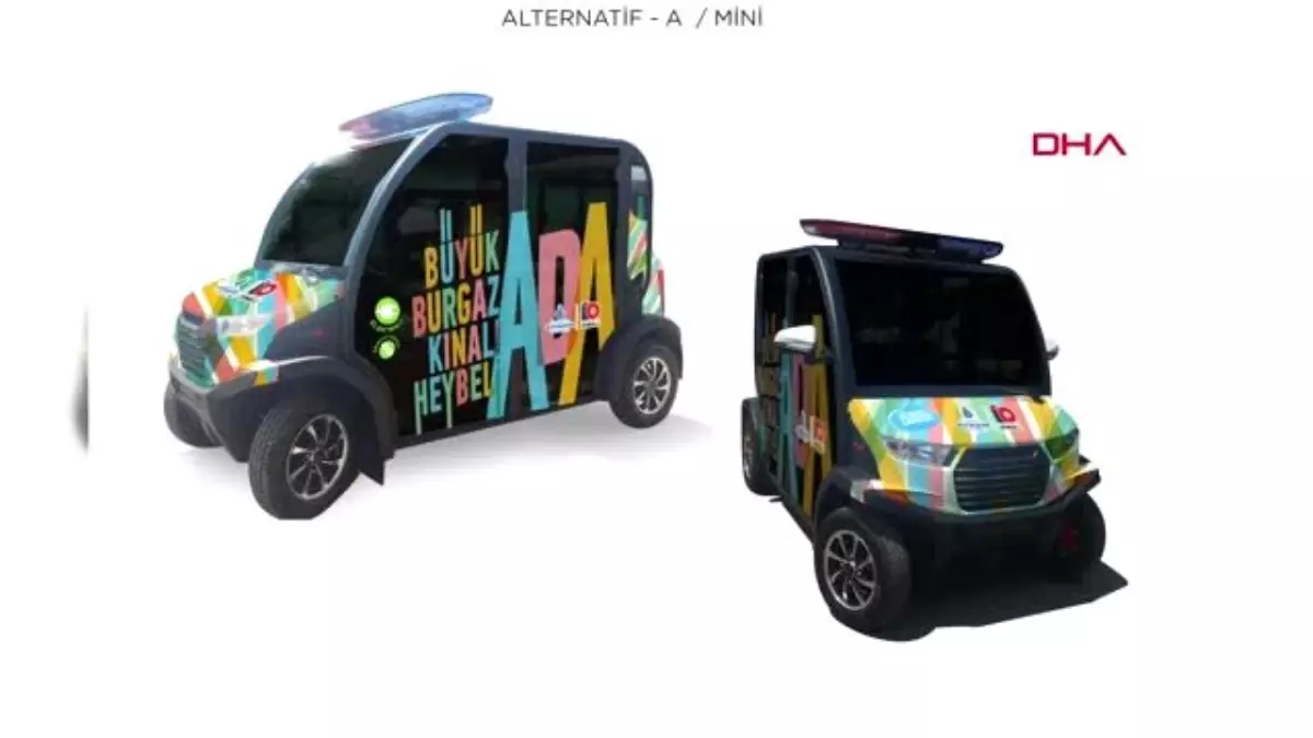 Adalar'da kullanılacak elektrikli araçlar satın alındı