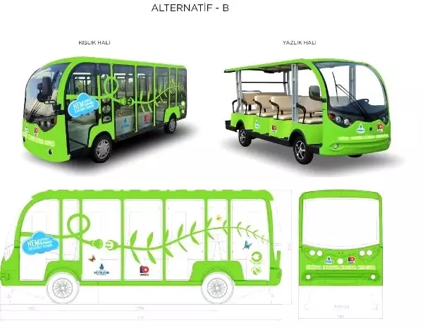 Adalar'da faytonların yerine kullanılacak elektrikli araçlar satın alındı! İşte görüntüleri.