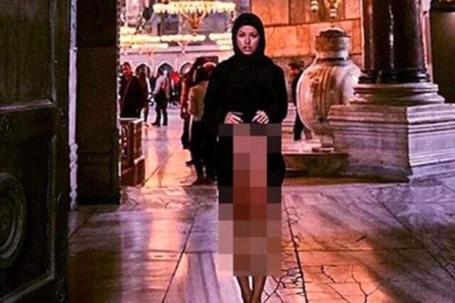 Ayasofya'da çıplak poz veren Belçikalı manken Papen hakkında yakalama kararı çıkarıldı