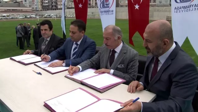Bayrampaşa Spor Ligi projesinin protokolü imzalandı Bayrampaşa Spor Ligi projesinin protokolü imzalandı