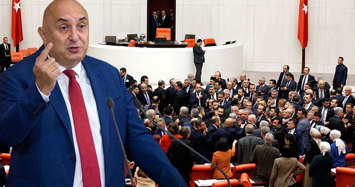 CHP'li Engin Özkoç'un TBMM'deki kavgadan hemen önce yaptığı konuşmanın görüntüleri ortaya çıktı