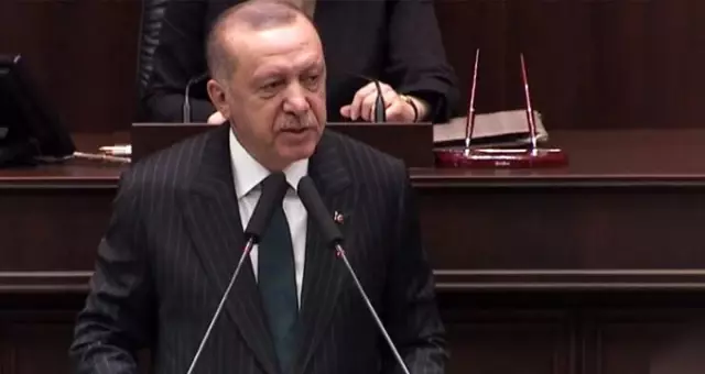 Erdoğan, "Conconları cenazeme sokmayın" diyen Mehmetçik'in mesajını kürsüden okudu.