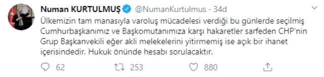 Meclis'teki kavga sonrası AK Parti'den ilk açıklama: CHP Grup Başkanvekili açık bir ihanet içerisindedir