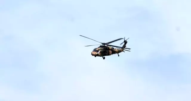 Suriye sınırında helikopter hareketliliği yaşandı