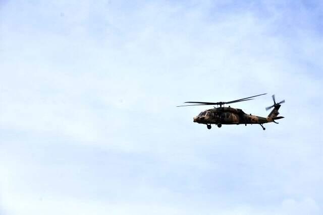 Suriye sınırında helikopter hareketliliği yaşandı.