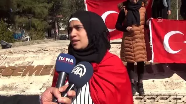 Suriyelilerden Bahar Kalkanı Harekatı'na destek Suriyelilerden Bahar Kalkanı Harekatı'na destek