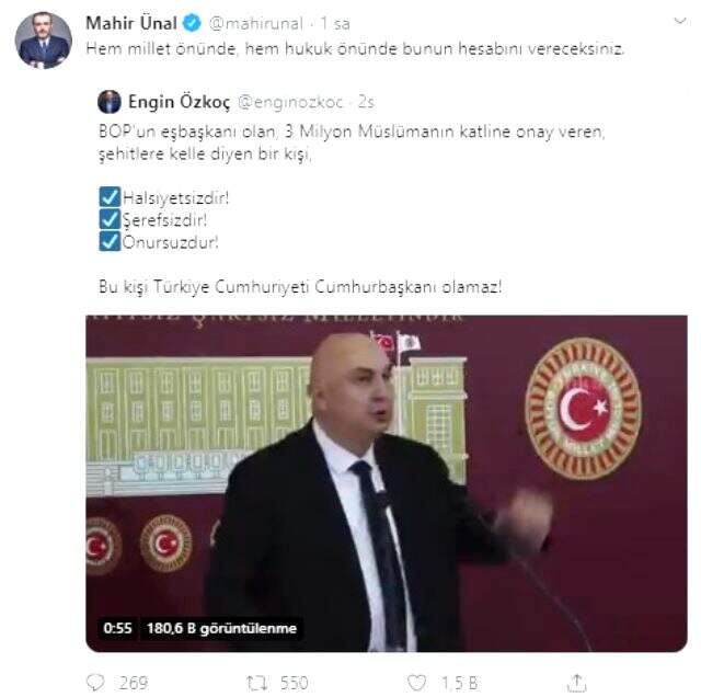 TBMM Başkanı Mustafa Şentop: Seviyesizce hakaretler ifade özgürlüğü değildir