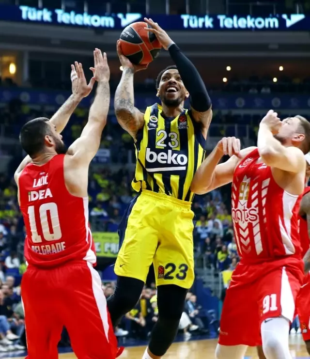 THY Euroleague: Fenerbahçe Beko: 66 - Kızılyıldız: 63 THY Euroleague: Fenerbahçe Beko: 66 - Kızılyıldız: 63