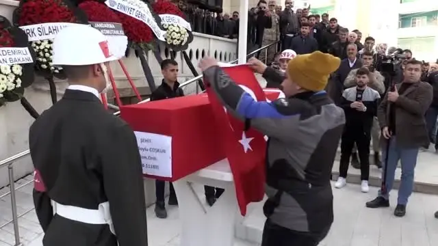 İdlib şehidi Uzman Onbaşı Ragıp Soylu Coşkun için memleketinde tören