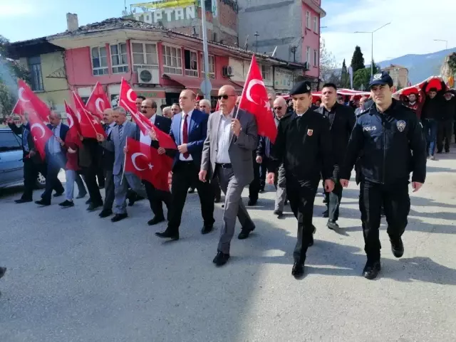 Kargı şehitler için yürüdü Kargı şehitler için yürüdü