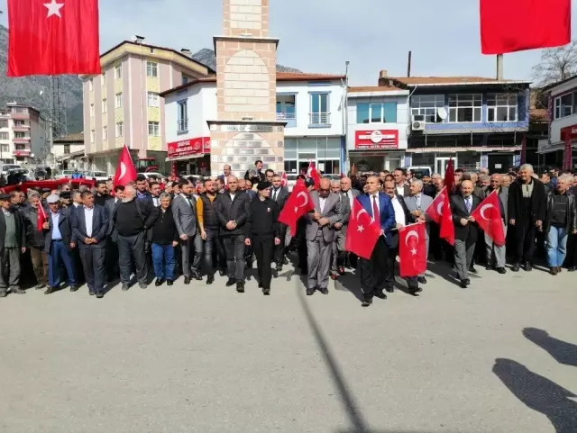 Kargı şehitler için yürüdü Kargı şehitler için yürüdü