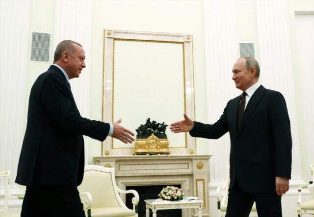 Moskova'daki Erdoğan-Putin görüşmesi dünya basınında ilk haber olarak veriliyor