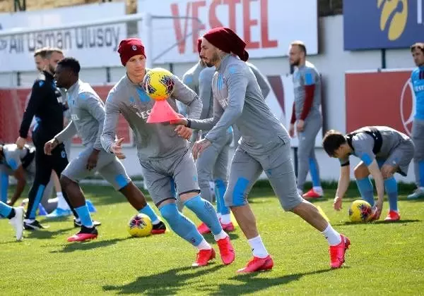 Trabzonspor, Gaziantep FK maçı hazırlıklarını sürdürdü