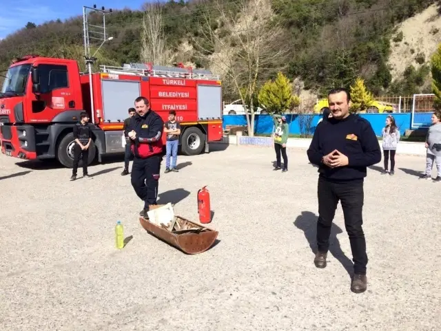 Türkeli'de yangın tatbikatı yapıldı