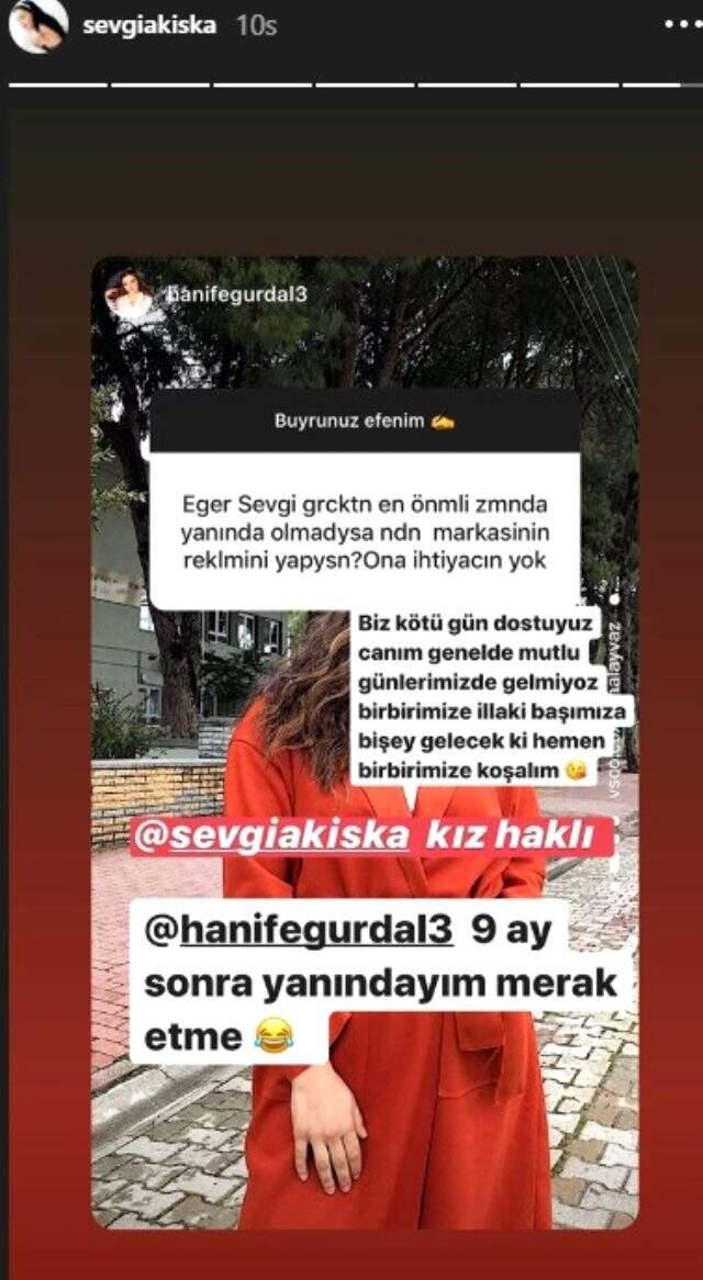 3 ay �nce evlenen Hanife G�rdal'�n payla��mlar� hamilelik iddialar�n� g��lendirdi