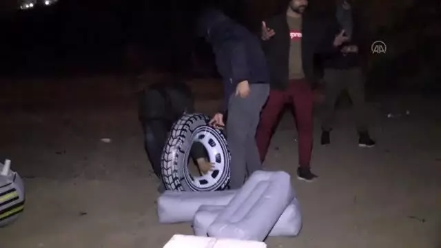Bodrum sahilinde sığınmacıların tehlikeli yolculuğu