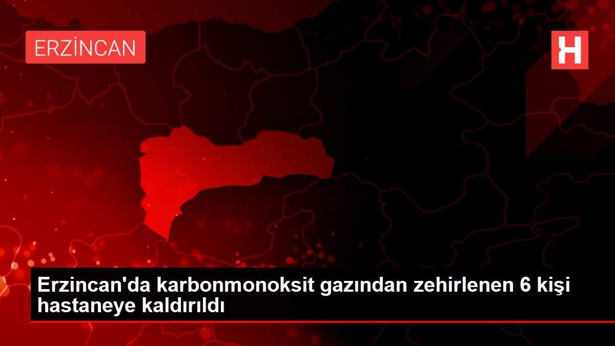 Erzincan'da karbonmonoksit gazından zehirlenen 6 kişi hastaneye kaldırıldı