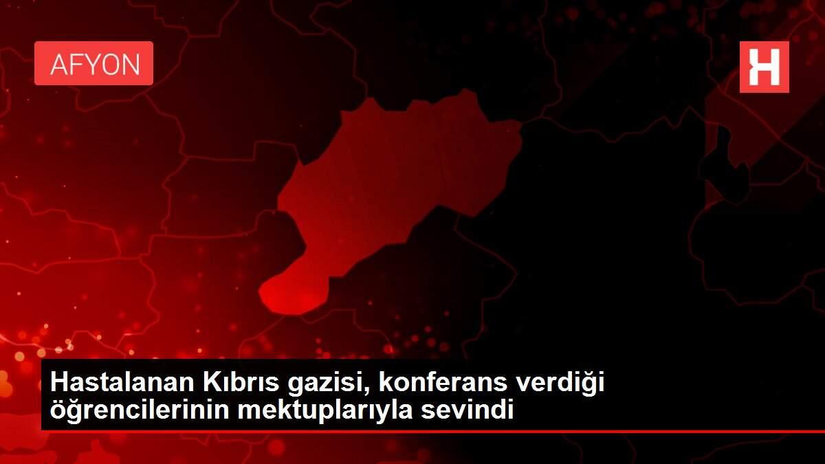 Hastalanan Kıbrıs gazisi, konferans verdiği öğrencilerinin mektuplarıyla sevindi