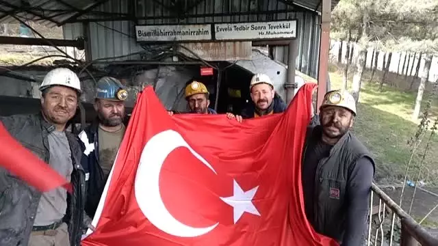 Madencilerden Mehmetçiğe destek