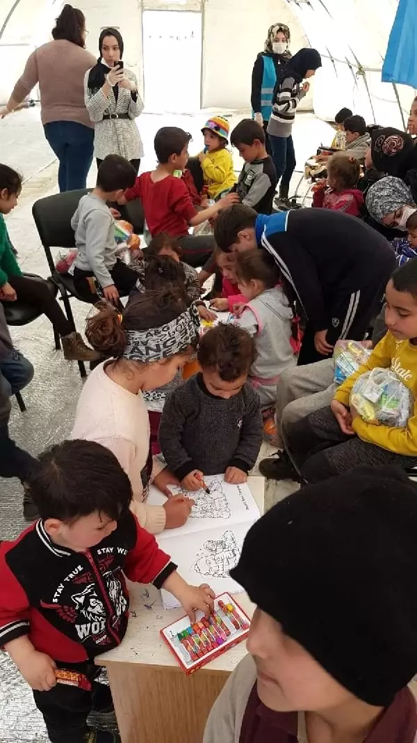 Bahçeli'nin 'göçmen kreşi' açıldı Bahçeli'nin 'göçmen kreşi' açıldı