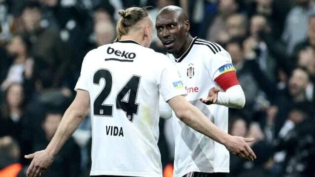 Beşiktaş'ta maç sonunda Atiba ile Vida arasında gerginlik yaşandı