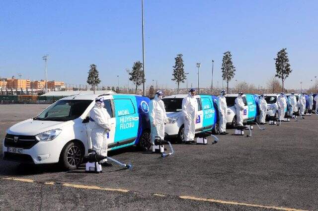 İstanbul'da koronavirüs alarmı! İmamoğlu, mobil hijyen filosunu sahaya sürdü