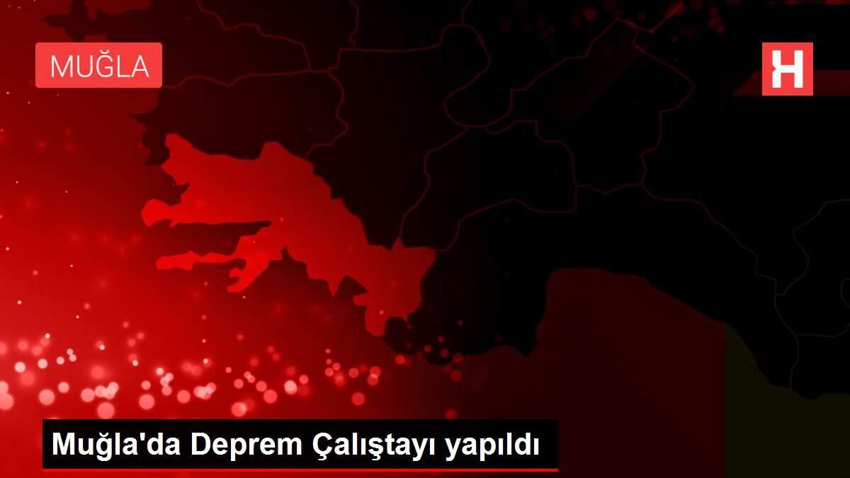 Muğla'da Deprem Çalıştayı yapıldı