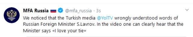 Rus Dışişleri, Lavrov'un Cumhurbaşkanı Erdoğan'a bu görüntüde ne dediğini açıkladı