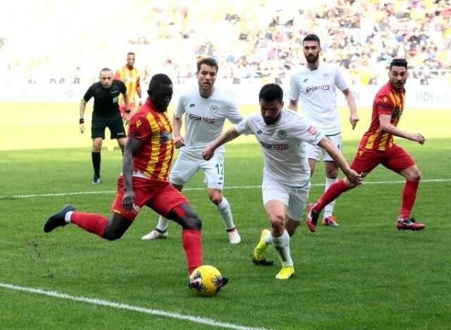 Yeni Malatyaspor ile Konyaspor 1-1 berabere kaldı