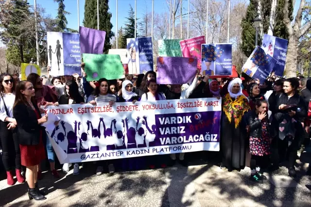 Gaziantep, Adıyaman ve Kahramanmaraş'ta Dünya Kadınlar Günü kutlandı