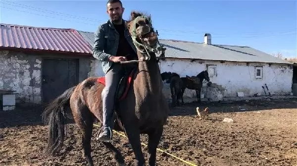 Karslı Baran'ın at tutkusu