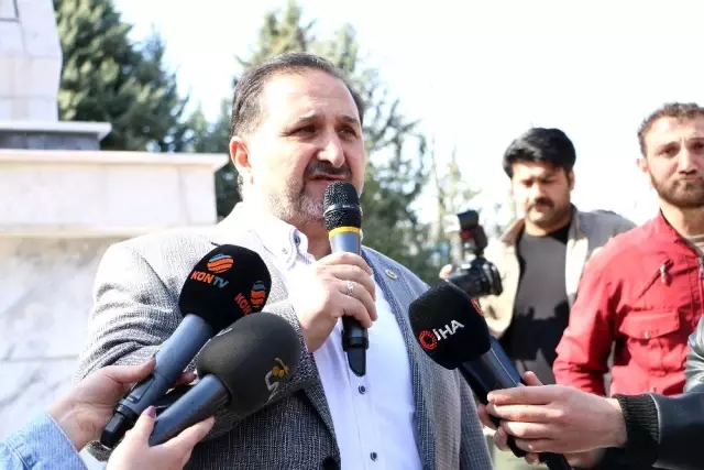 Konya'da şehitler için yürüdüler Konya'da şehitler için yürüdüler