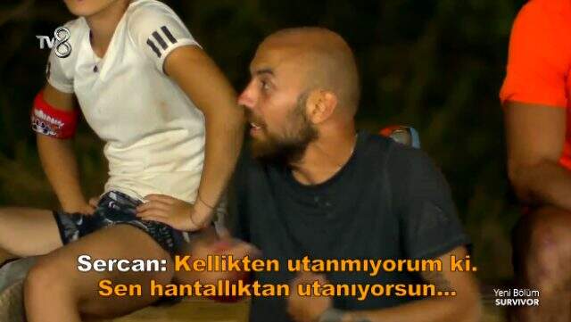 Survivor'da Evrim'in Sercan'a 'Hem kel hem fodul' demesi tartışma yarattı