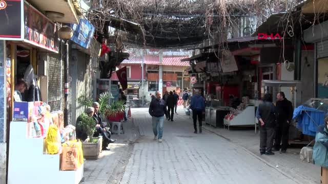 Basmane'de oteller boşaldı